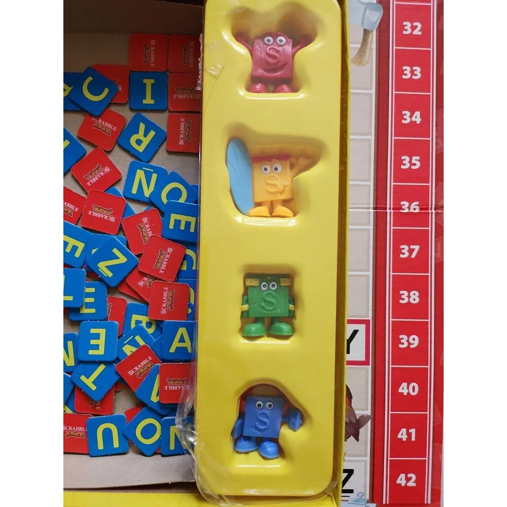 Hasbro Scrabble Junior Double Sided Board Spelling Game
